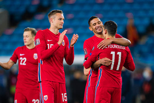 Stian Gregersen, Ruben Gabrielsen and Mohamed Elyounoussi
