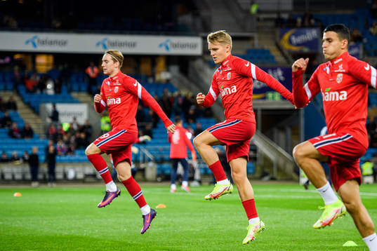 Kristian Thorstvedt, Martin Ødegaard and Mohamed