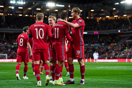 Martin Ødegaard, Mohamed Elyounoussi and Kristian