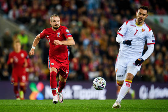 Veton Berisha of Norway and Marko Vesovic of Montenegro