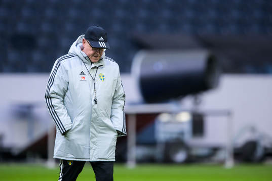 Head coach Janne Andersson of the Swedish national football