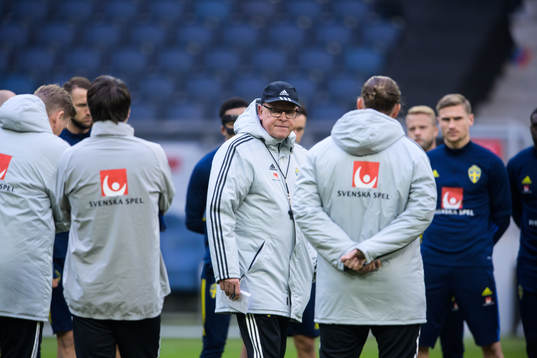 Head coach Janne Andersson of the Swedish national football