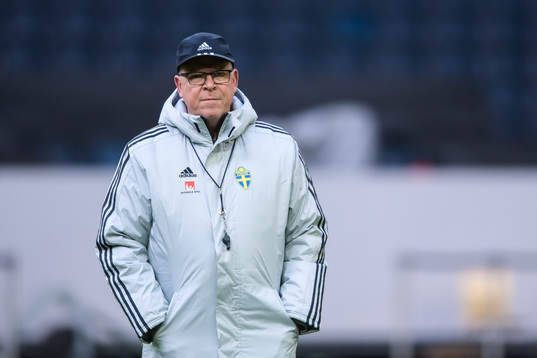 Head coach Janne Andersson of the Swedish national football