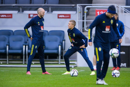 Marcus Danielson and Ludwig Augustinsson of the Swedish