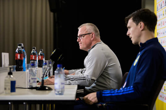 Head coach Janne Andersson of the Swedish national football