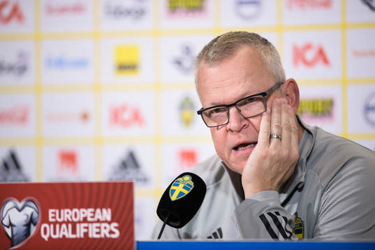 Head coach Janne Andersson of the Swedish national football