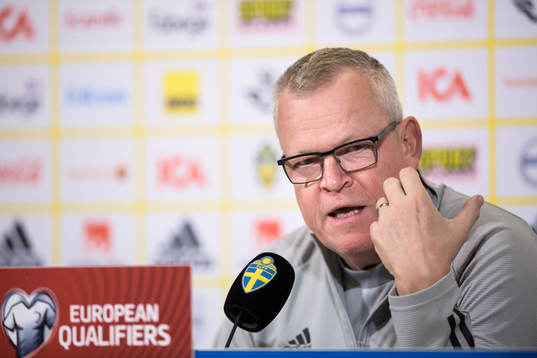 Head coach Janne Andersson of the Swedish national football