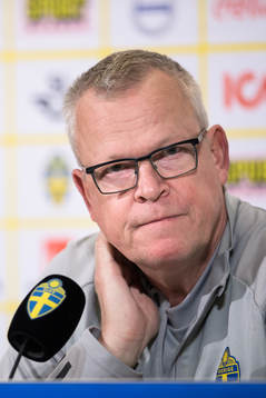 Head coach Janne Andersson of the Swedish national football