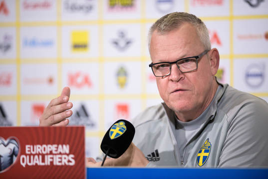 Head coach Janne Andersson of the Swedish national football