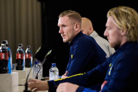Robin Olsen of the Swedish national football team