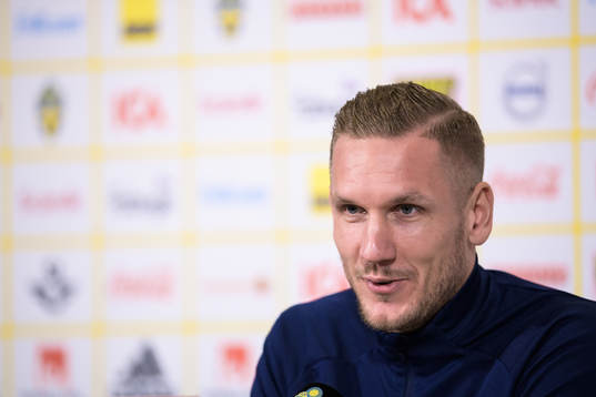 Robin Olsen of the Swedish national football team