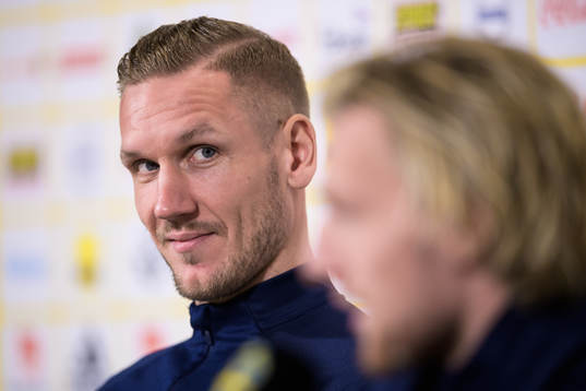 Robin Olsen of the Swedish national football team