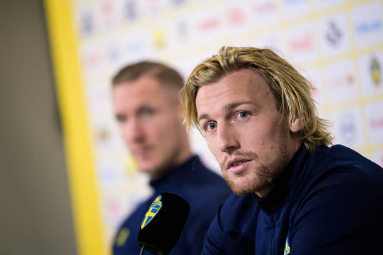 Emil Forsberg of the Swedish national football team