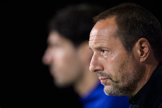 Head coach John van't Schip of the Greek national football