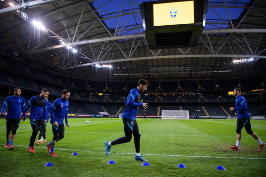 Andreas Bouchalakis of the Greek national football team