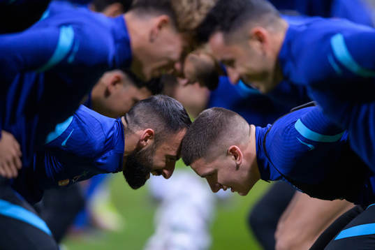 Players of the Greek national football team