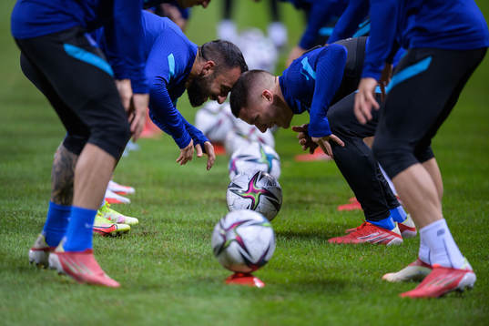 Players of the Greek national football team