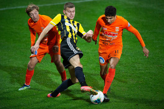 IFK Hässleholms Ivan Danielsson Andanovski i matchen i div