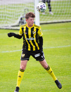 IFK Hässleholms Max Nilsson i matchen i div 2 Södra