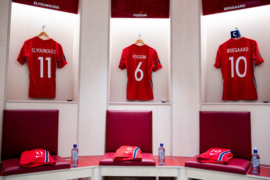 The kits of Mohamed Elyounoussi, Iver Fossum and Martin