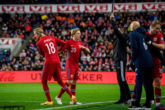 Dennis Johnsen and Mats Møller Dæhli of Norway