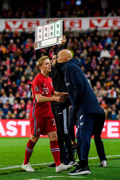 Mats Møller Dæhli and Ståle Solbakken, head coach of
