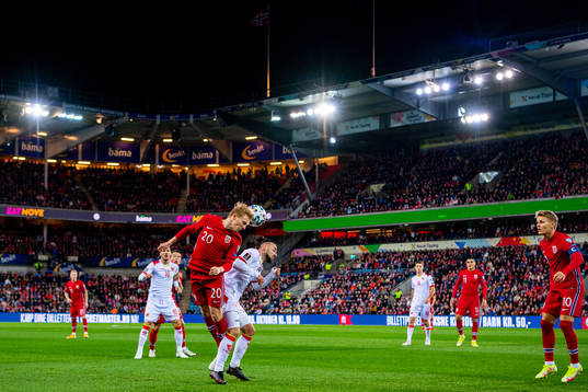 Mats Møller Dæhli of Norway and Marko Jankovic of