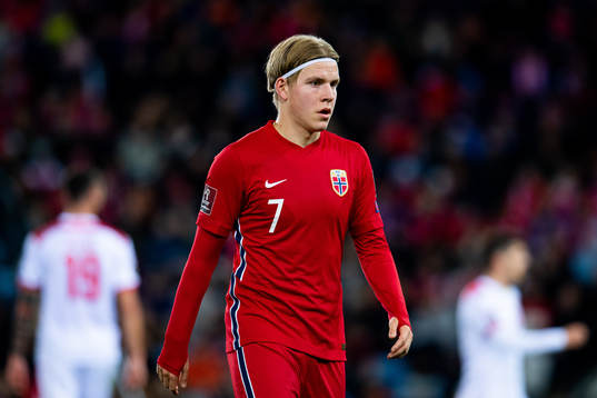 Jens Petter Hauge of Norway