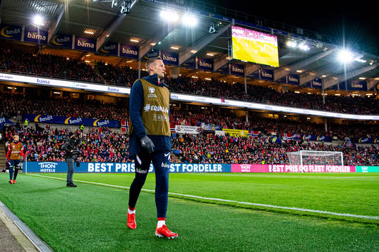 Stian Gregersen of Norway warms up