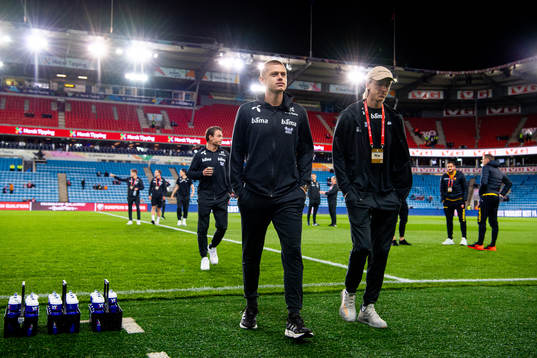 Julian Ryerson and Dennis Johnsen of Norway