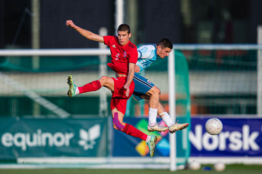 Giorgi Kvernadze of Georgia and Christos Zafeiris of Norway