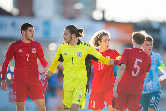 Luka Salukvadze, goalkeeper Luka Kharatishvili, Luka