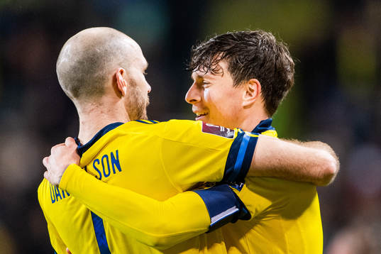 Victor Nilsson Lindelöf and Marcus Danielson of Sweden