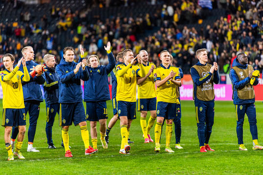 Kristoffer Olsson, Albin Ekdal, Emil Forsberg, Viktor