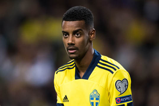 Alexander Isak of Sweden