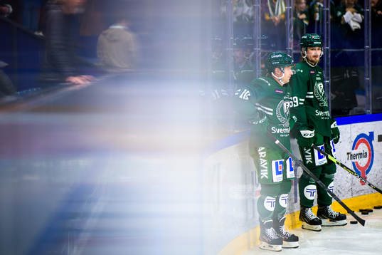 Färjestads Marcus Nilsson och Linus Johansson