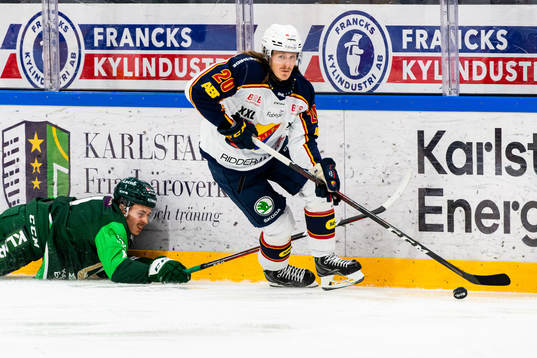 Färjestads Joakim Nygård och Djurgårdens Marcus Sörensen