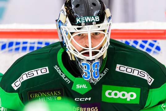 Färjestads målvakt Dominik Furch