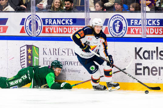 Färjestads Joakim Nygård och Djurgårdens Marcus Sörensen