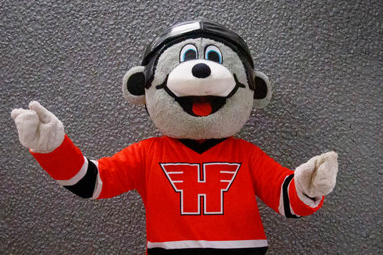 Örebros maskot Harry the hero