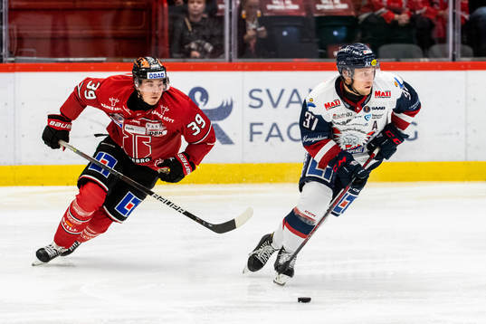 Örebros Joel Mustonen och Linköpings Jesper Pettersson