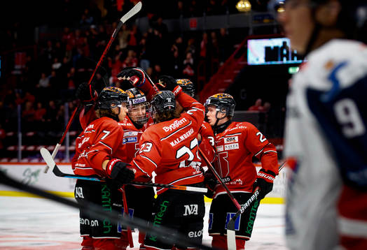 Örebros Petr Zámorský, Leo Carlsson och Linus Öberg