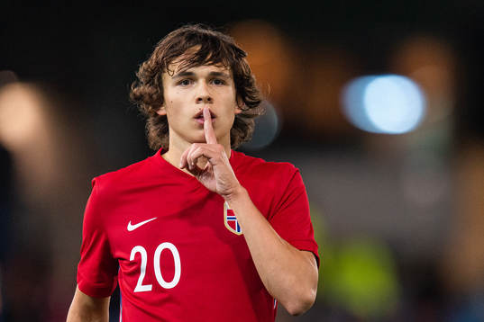 Martin Njøten Palumbo of Norway celebrates