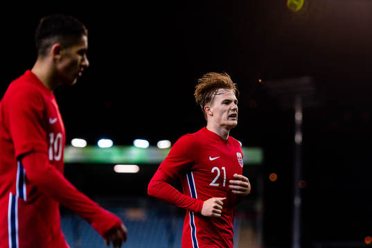 Osame Sahraoui and Tobias Christensen of Norway
