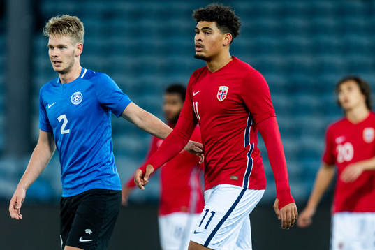 Kristjan Pelt of Estonia and Noah Jean Holm of Norway
