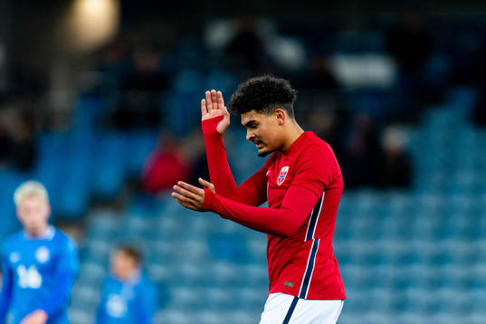 Noah Jean Holm of Norway reacts