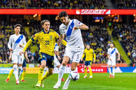Kristoffer Olsson of Sweden and Andreas Bouchalakis of