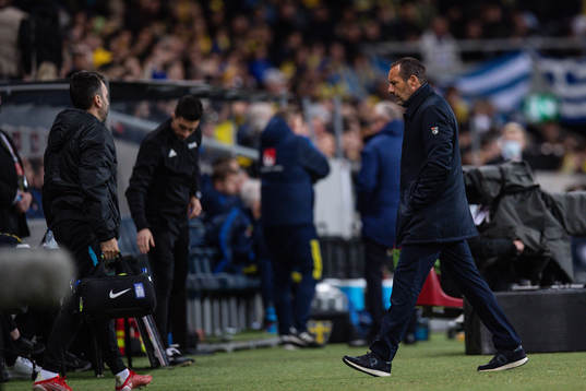 head coach John van't Schip of Greece