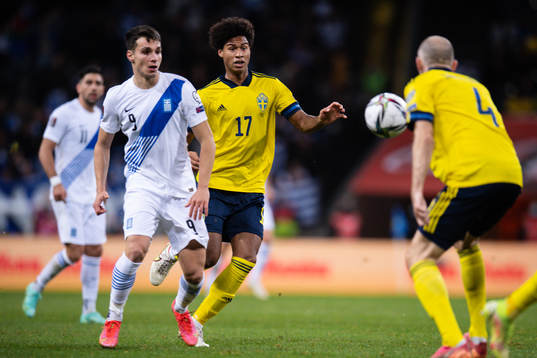 Anatasios Douvikas of Greece and Jens-Lys Cajuste of Sweden