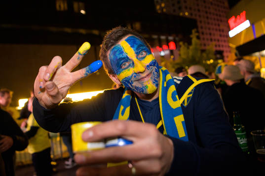 A Swedish fan